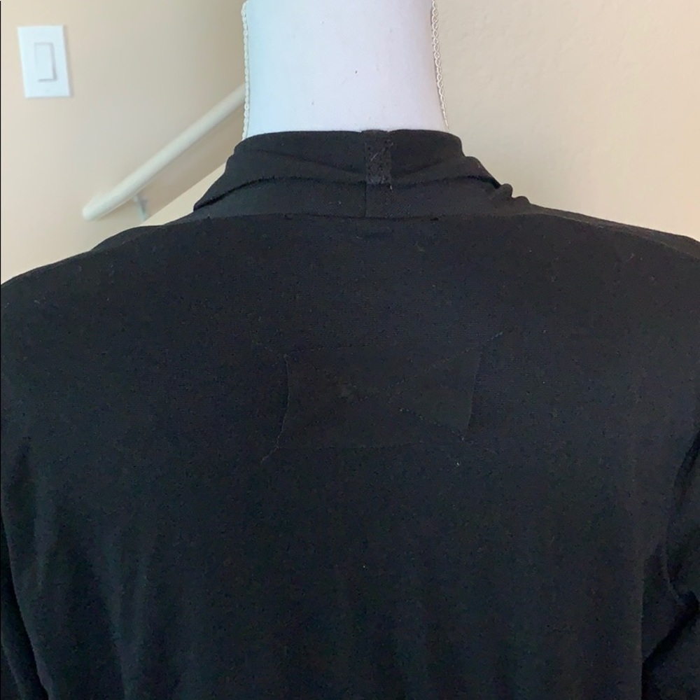 Zara mixed media shawl collar jacket - Picture 7 of 11
